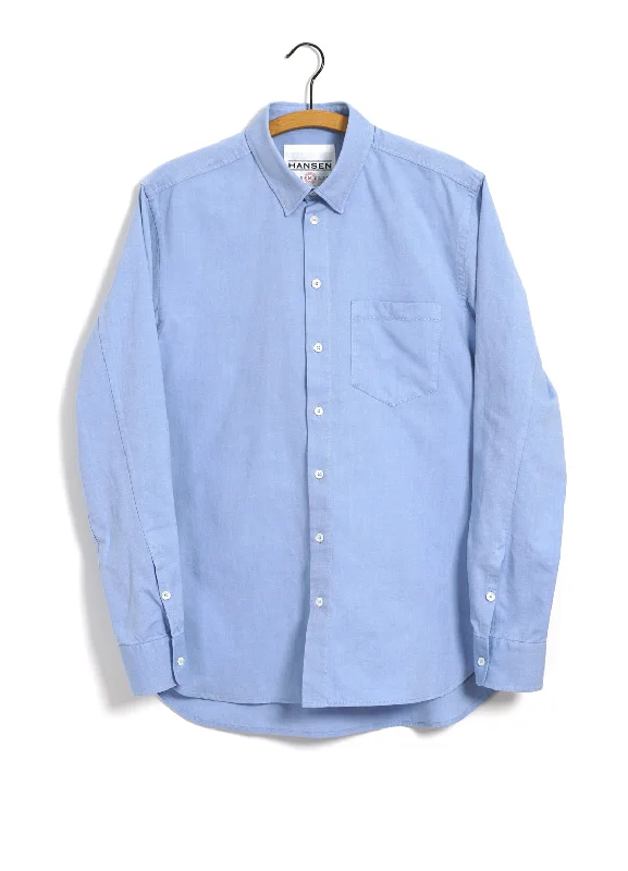 Men's Slim-Fit Shirts for a Flattering ShapeHAAKON | Hidden Button Down Shirt | Blue Men's Slim-Fit Shirts for a Flattering ShapeHAAKON | Hidden Button Down Shirt | Blue