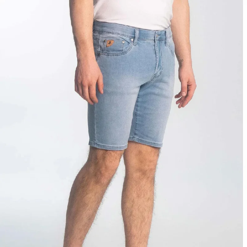 Men's Dressy Short-Inseam PantsLois Dennis Bleach Blue Denim Shorts - 1811-6929-90