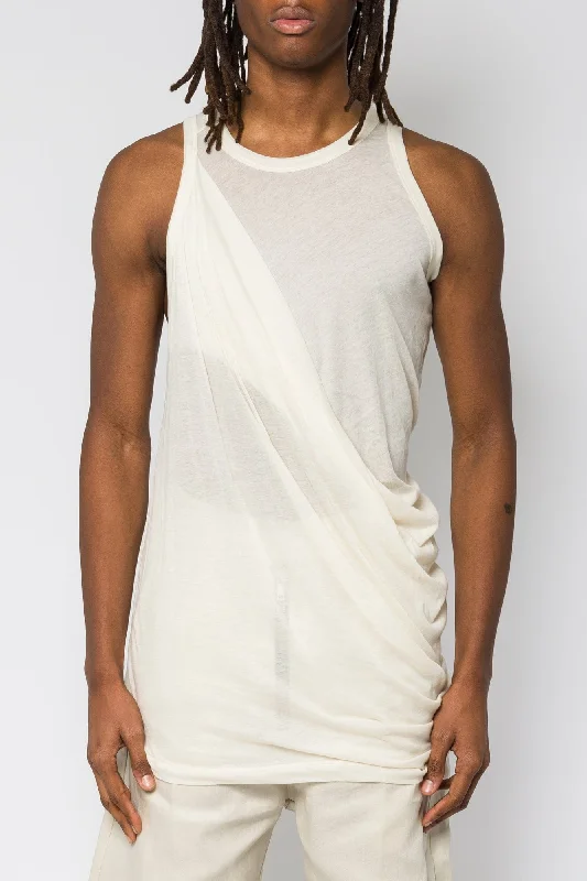 Men's Coats for AutumnRick Owens Anthem Tank in Natural SS25