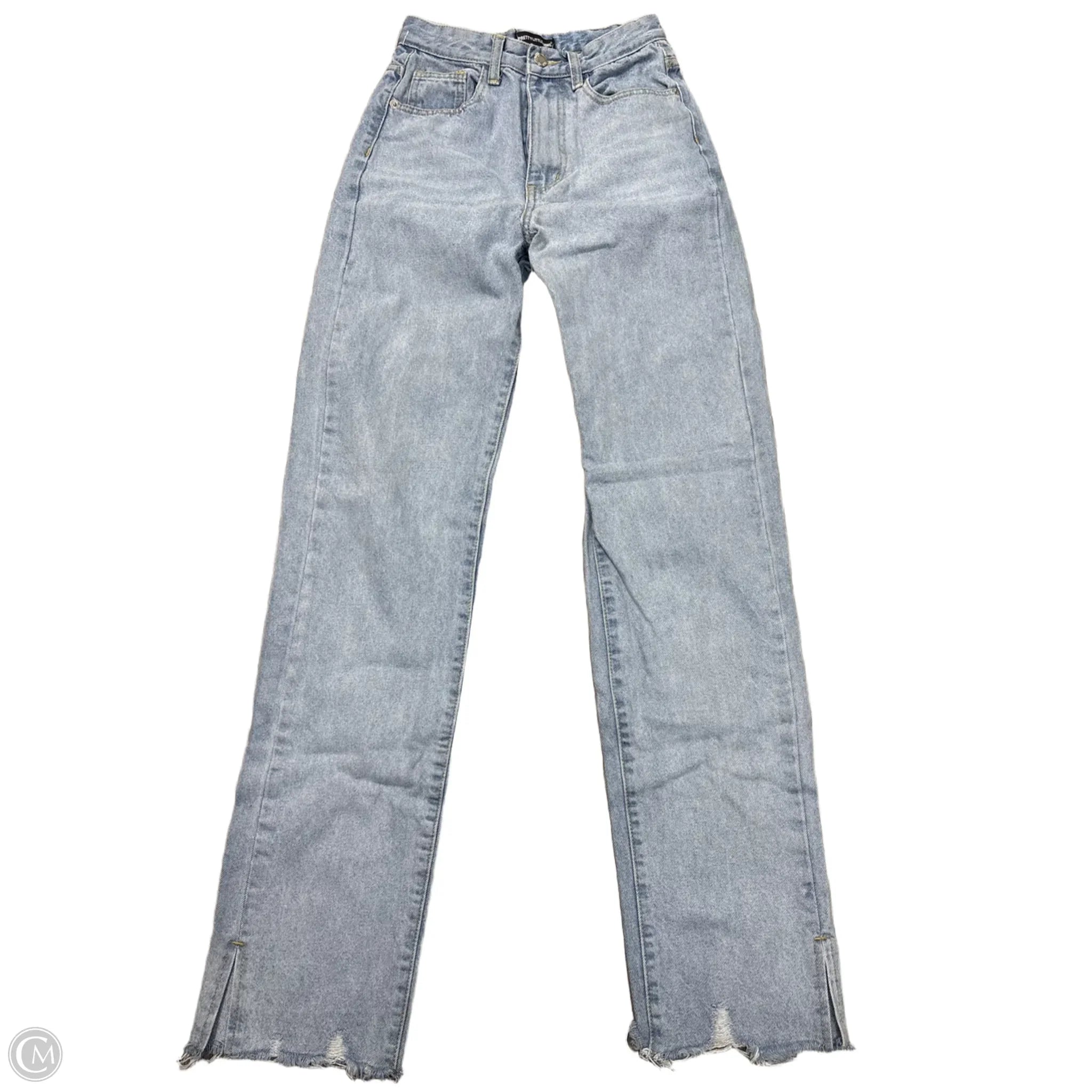 Authentic Men's Denim JeansJeans Straight By Pretty Little Thing In Blue Denim, Size: 6 Authentic Men's Denim JeansJeans Straight By Pretty Little Thing In Blue Denim, Size: 6