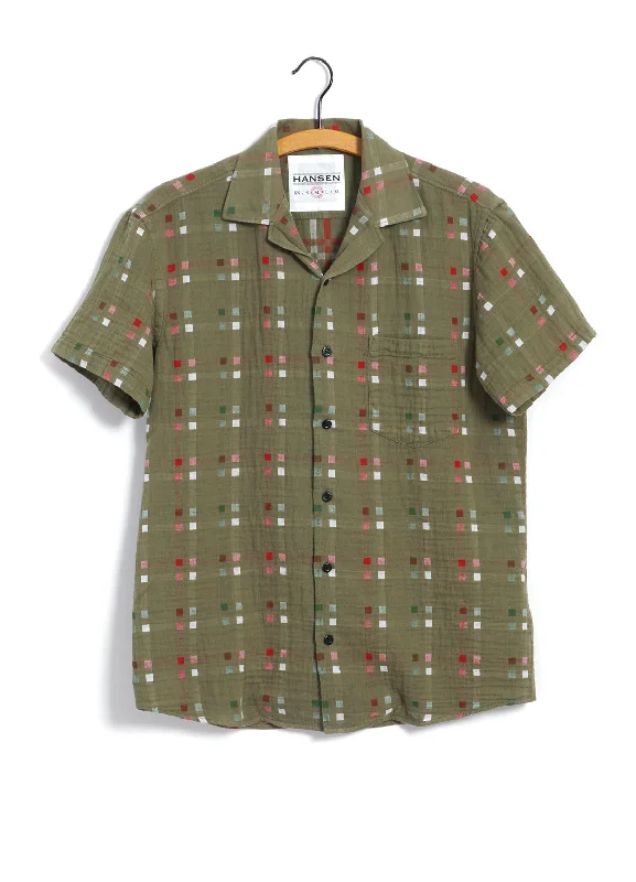 Men's Breathable Shirts for Warm ClimatesJONNY | Short Sleeve Shirt | Nevada Green