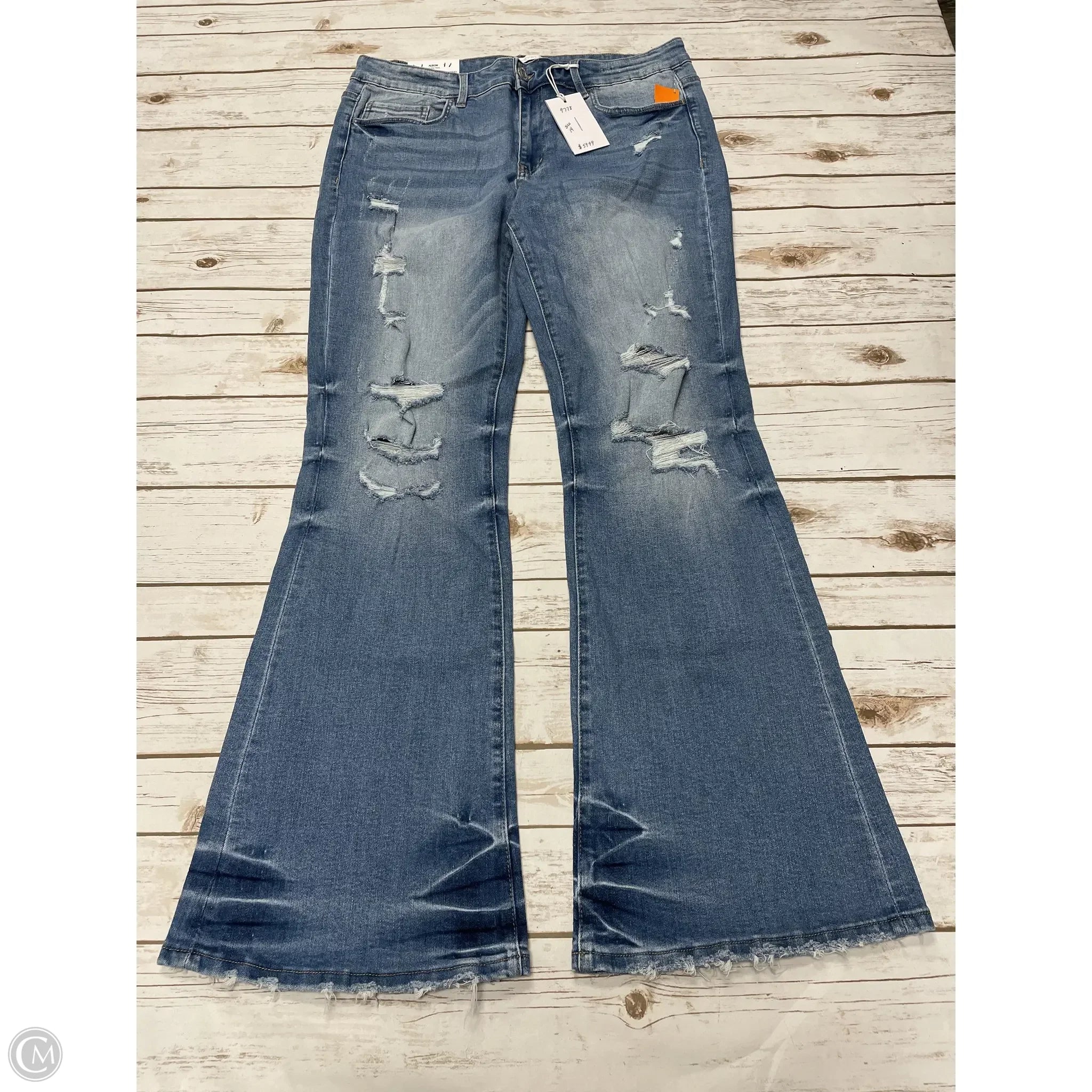 Premium Quality Men's Jeans for Every OccasionJeans Flared By Vervet In Blue Denim, Size: 14 Premium Quality Men's Jeans for Every OccasionJeans Flared By Vervet In Blue Denim, Size: 14