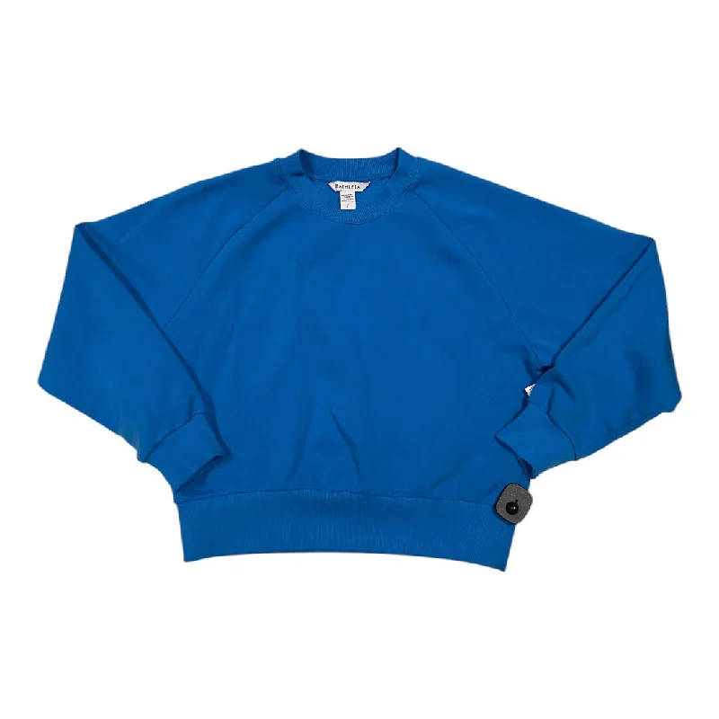 Men's Hoodies with Reinforced HemsAthletic Sweatshirt Crewneck By Athleta In Blue, Size:S Men's Hoodies with Reinforced HemsAthletic Sweatshirt Crewneck By Athleta In Blue, Size:S