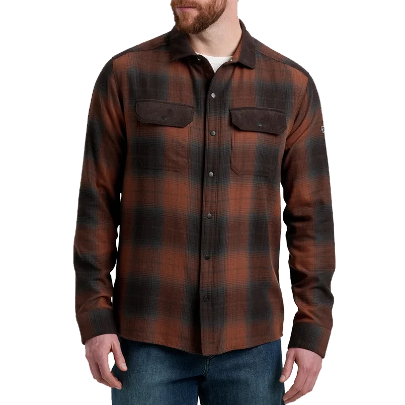 Men's Solid-Color Block Shirts for a Bold StatementMen's Khaos Flannel