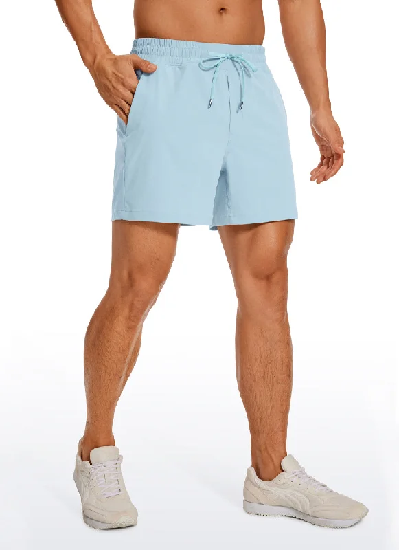 Work-Ready Men's Cargo and Utility ShortsFeathery-Fit Workout Shorts 5''- Linerless