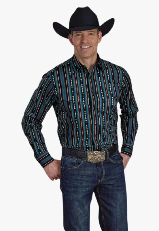 Men's Patterned Dress Casual Shirts for Smart-Casual EventsRoper Mens Vintage Collection Long Sleeve Shirt Men's Patterned Dress Casual Shirts for Smart-Casual EventsRoper Mens Vintage Collection Long Sleeve Shirt
