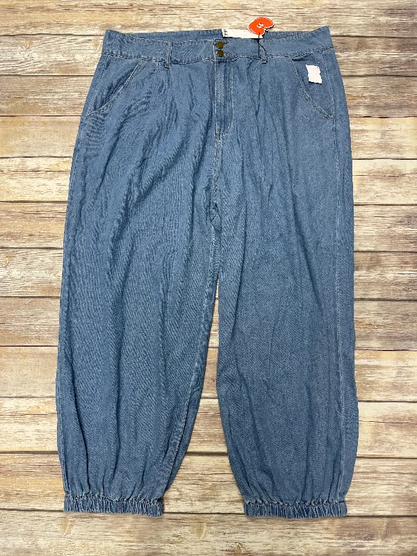 Baggy Men's JeansJeans Straight By Cme In Blue Denim, Size: 4x