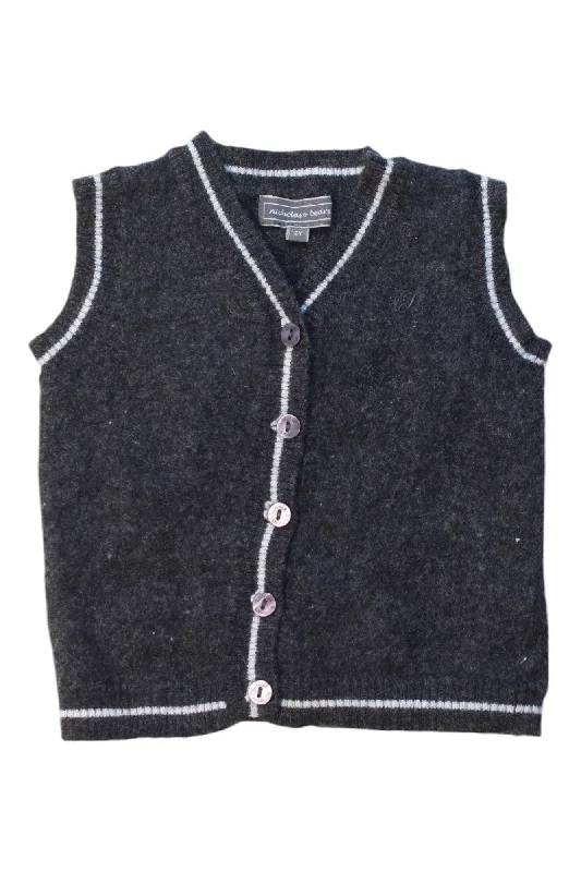 Men's Sweaters with Hoods and DrawstringsNicholas & Bears Sweater Vest 2T