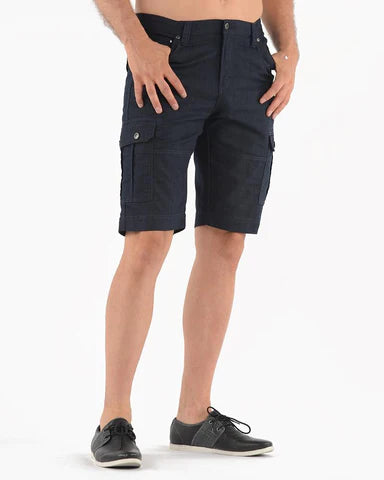 Versatile Men's Casual and Dress ShortsLois Enrique 1762-7700-19 Stretch Cargo Shorts - Slub Twill