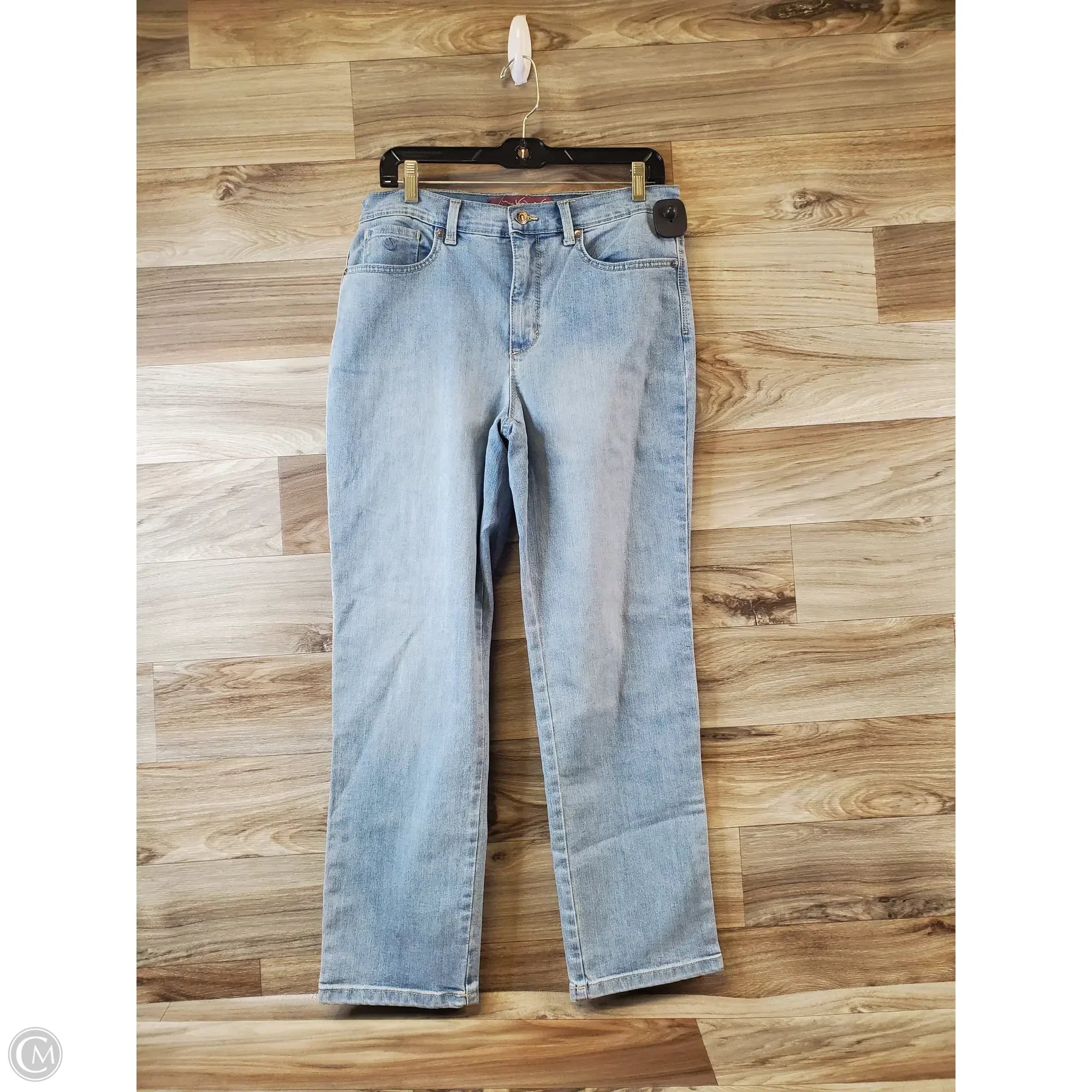 Modern Ripped and Distressed Men's JeansJeans Cropped By Gloria Vanderbilt In Blue, Size: 10