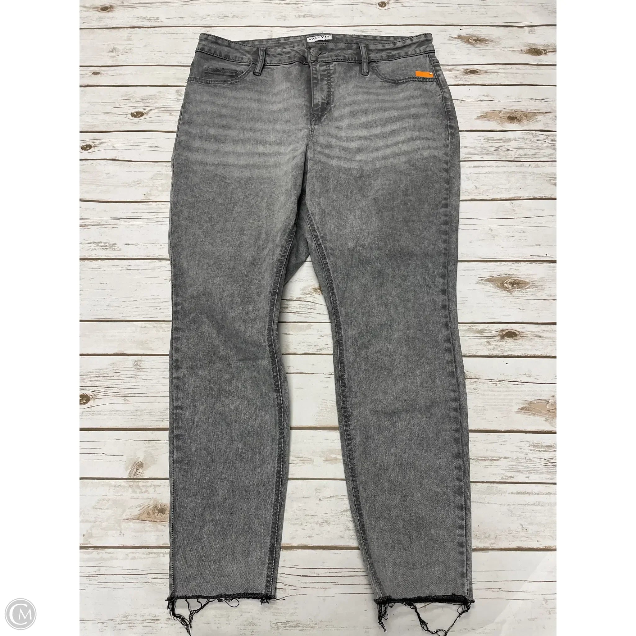Unique Men's Jeans DesignsJeans Straight By Ava & Viv In Grey, Size: 16