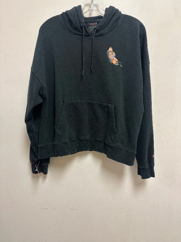Men's Hoodies with Kangaroo PocketsSweatshirt Hoodie By Clothes Mentor In Black, Size: M Men's Hoodies with Kangaroo PocketsSweatshirt Hoodie By Clothes Mentor In Black, Size: M
