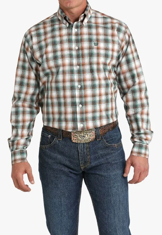 Men's Plaid Shirts for a Country CharmCinch Mens Plaid Long Sleeve Shirt