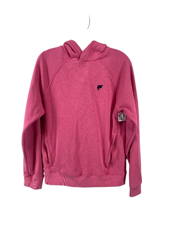 Men's Hoodies with Faux Fur TrimSweatshirt Hoodie By Fabletics In Pink, Size: Xs