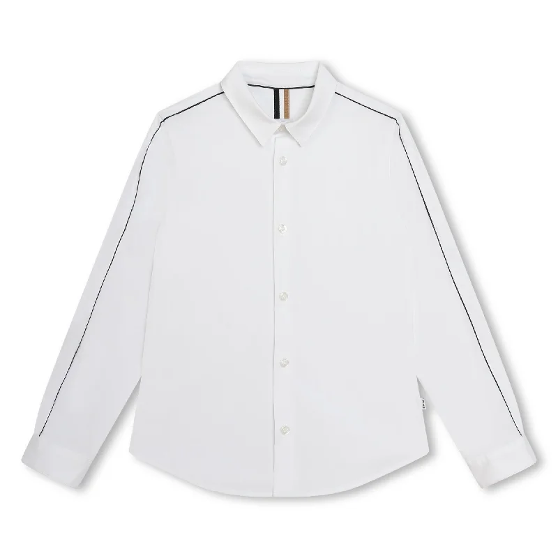Men's Fishing Shirts for Water SportsWhite Long Sleeves Shirt