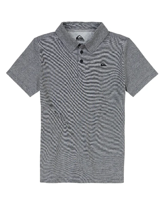 Men's Shirts with Cowl NecksBoys 8-16 Sunset Cruise Polo Shirt - Black