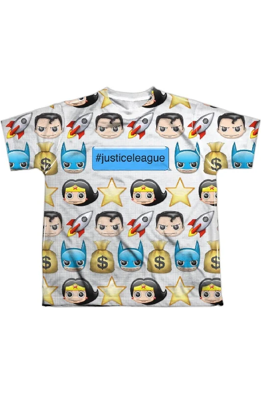 Men's Shirts with Striped PatternsDC Comics Hashtag Short Sleeve Youth Poly Crew Tee / T-Shirt Men's Shirts with Striped PatternsDC Comics Hashtag Short Sleeve Youth Poly Crew Tee / T-Shirt