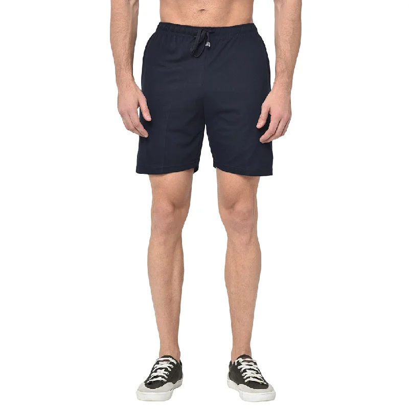 Cozy Men's Flannel ShortsMack Jonney Dark Blue Shorts For Men's