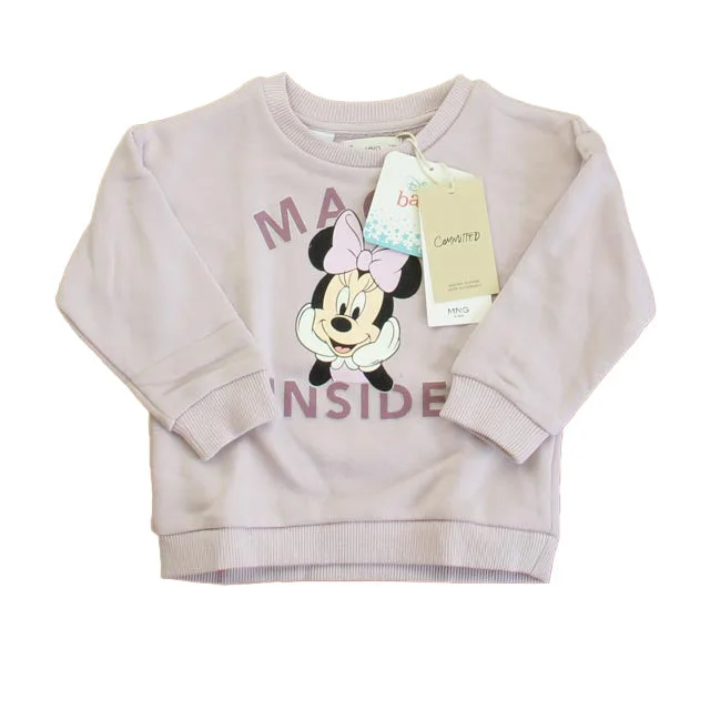 Men's Solid-Color Button-Down Shirts for VersatilityMNG Girls Purple Minnie Long Sleeve Shirt Men's Solid-Color Button-Down Shirts for VersatilityMNG Girls Purple Minnie Long Sleeve Shirt