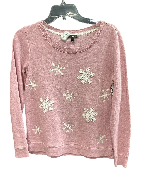 Men's Hoodies with EmbroideryAthletic Sweatshirt Crewneck By Talbots In Pink, Size: Xs Men's Hoodies with EmbroideryAthletic Sweatshirt Crewneck By Talbots In Pink, Size: Xs