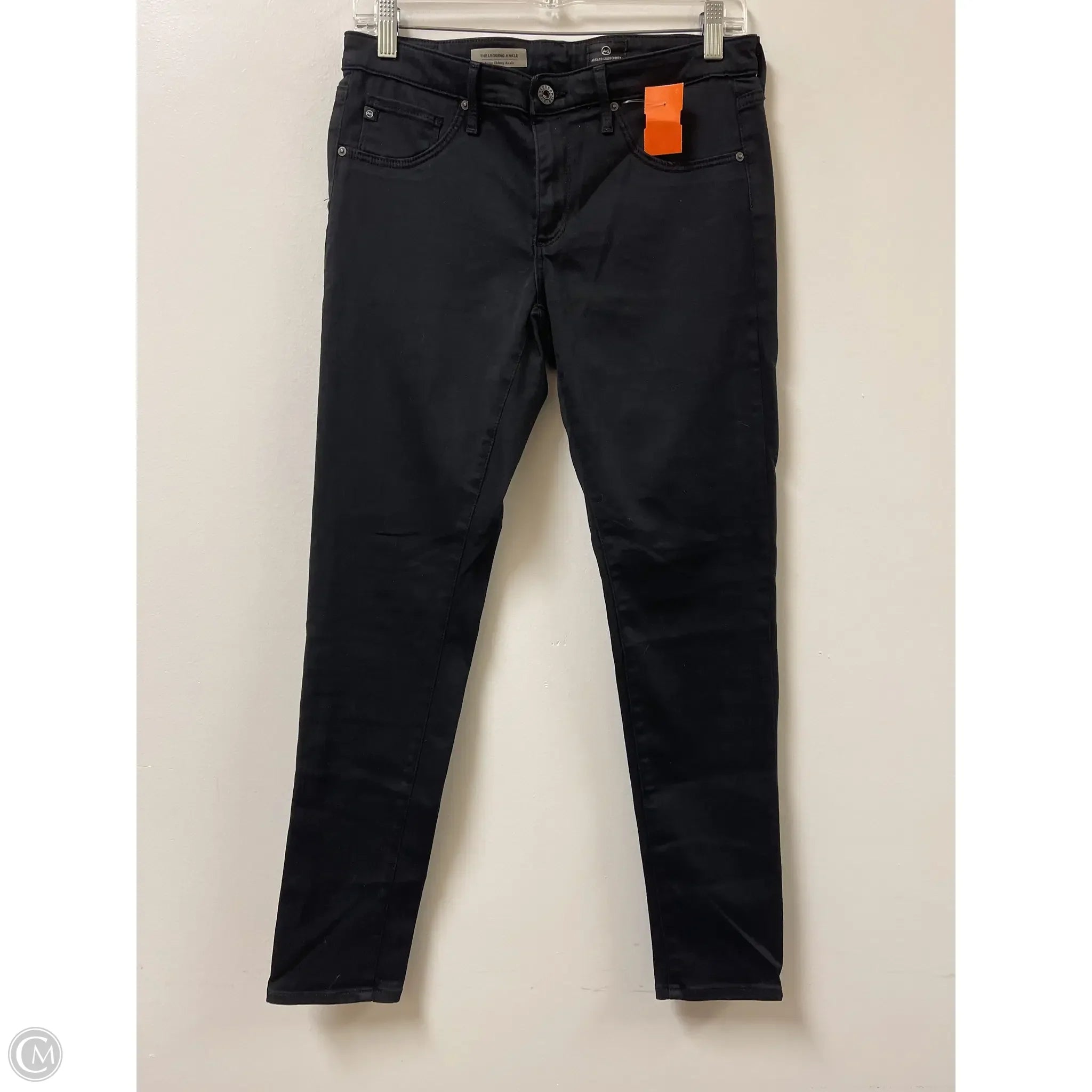 Stylish Men's JeansJeans Skinny By Adriano Goldschmied In Black, Size: 8