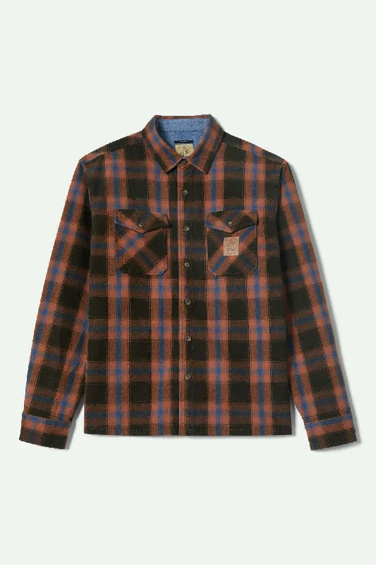 Men's Collared Shirts for Formal OccasionsCoors Colt L/S Flannel - Black/Brown