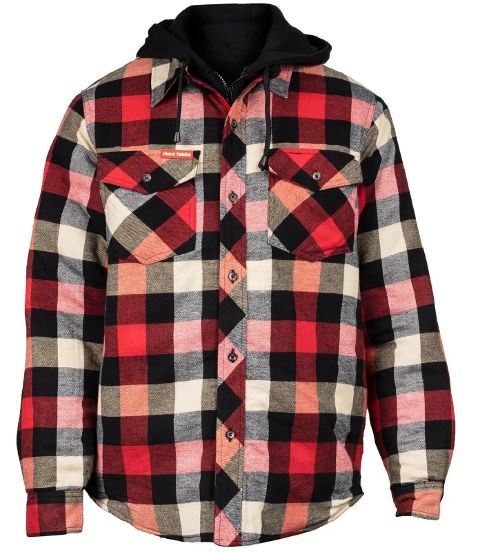 Men's Regular-Fit Shirts for a Classic FitHard Yakka Quilted Flannel Shacket