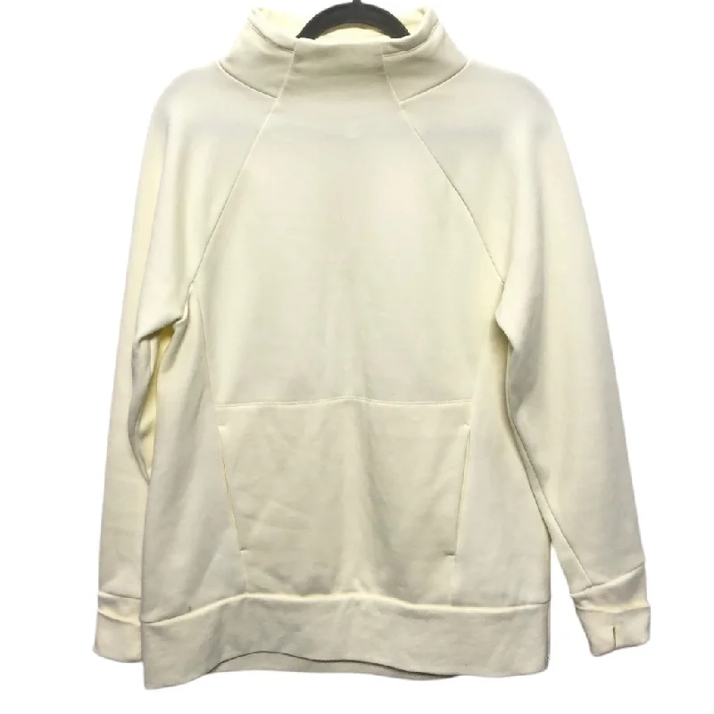 Men's Hoodies with Quilted LiningAthletic Sweatshirt Collar By Fabletics In Cream, Size:S Men's Hoodies with Quilted LiningAthletic Sweatshirt Collar By Fabletics In Cream, Size:S
