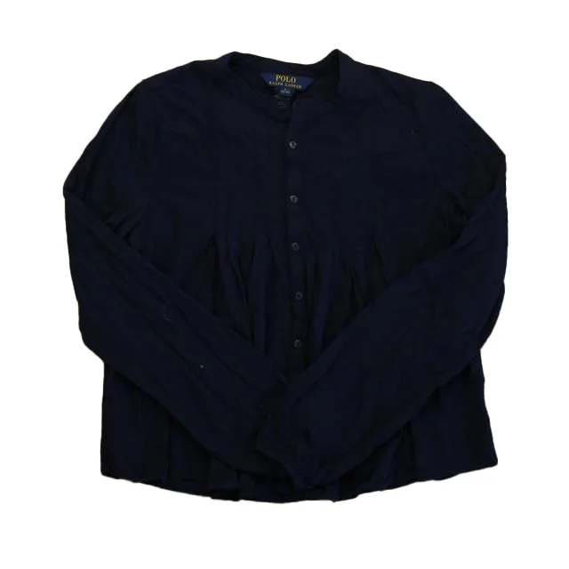 Men's Rugby Shirts for a Sporty LookRalph Lauren Girls Navy Long Sleeve Shirt