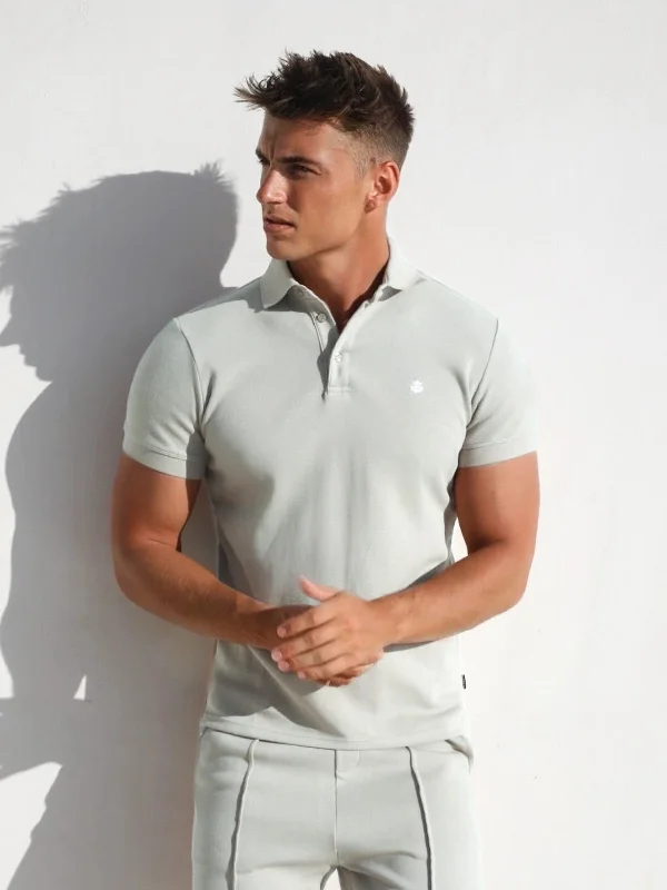 Men's Long-Sleeved ShirtsVerona Polo Shirt - Sage Green