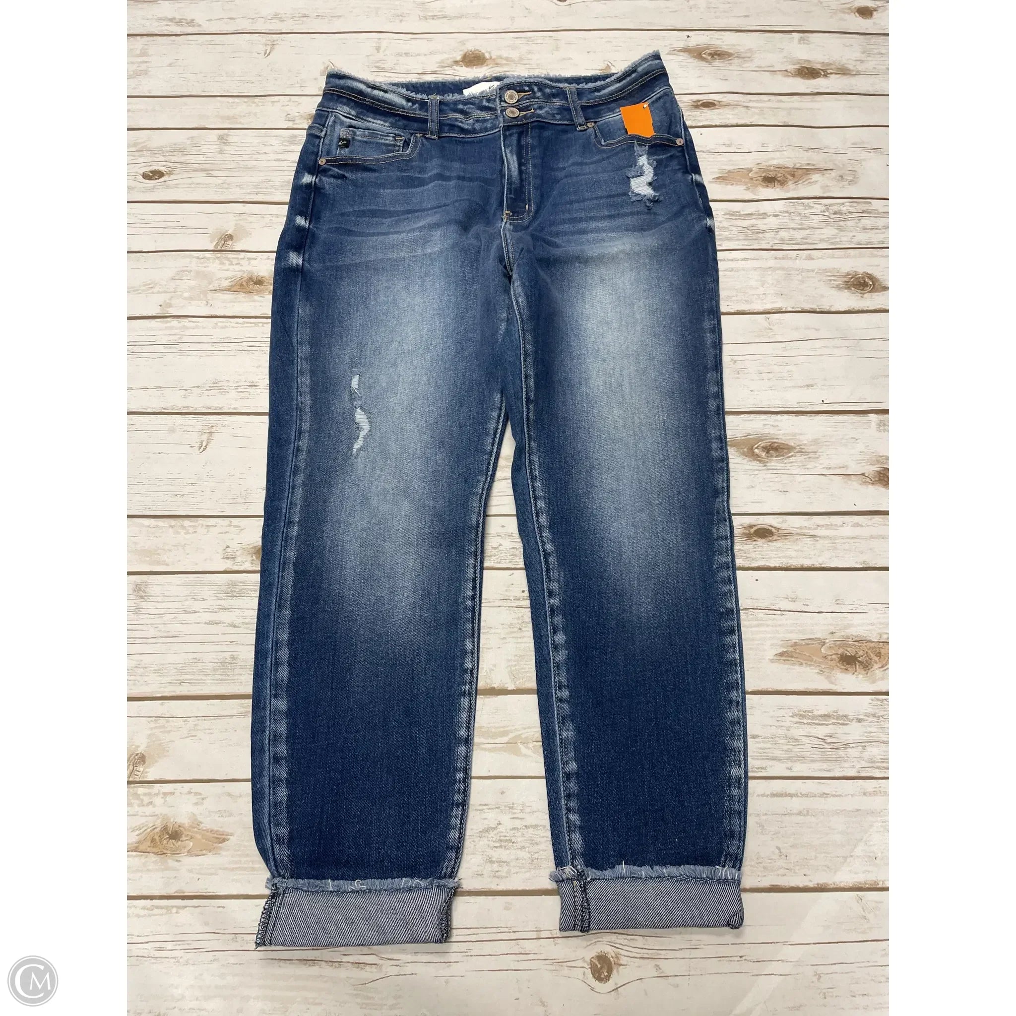 Authentic Men's Denim JeansJeans Straight By Kancan In Blue Denim, Size: 14