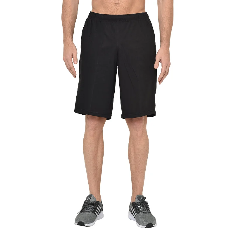 Comfort-First Men's Elastic Waistband Casual ShortsMack Jonney Black Shorts For Men's Comfort-First Men's Elastic Waistband Casual ShortsMack Jonney Black Shorts For Men's