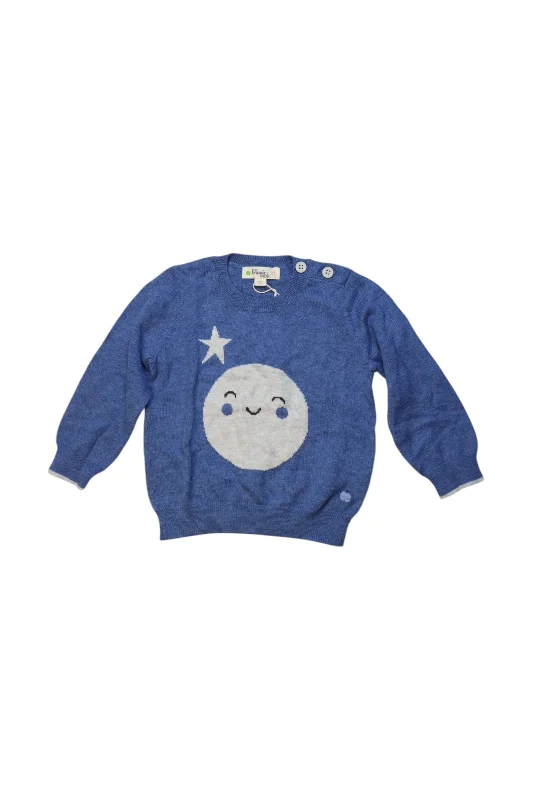 Men's Sweaters with Ribbed HemsThe Bonnie Mob Graphic Knit Sweater 12-18M