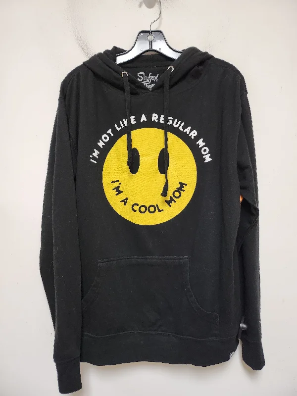 Men's Hoodies for AutumnSweatshirt Hoodie By Clothes Mentor In Black & Yellow, Size: L Men's Hoodies for AutumnSweatshirt Hoodie By Clothes Mentor In Black & Yellow, Size: L