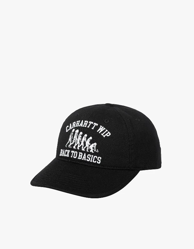 Oversized Fedora HatsBasics Cap - Black/White