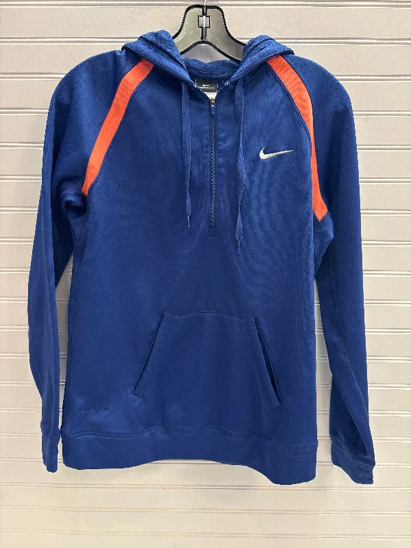 Men's Hoodies for SpringSweatshirt Hoodie By Nike In Blue & Orange, Size: M