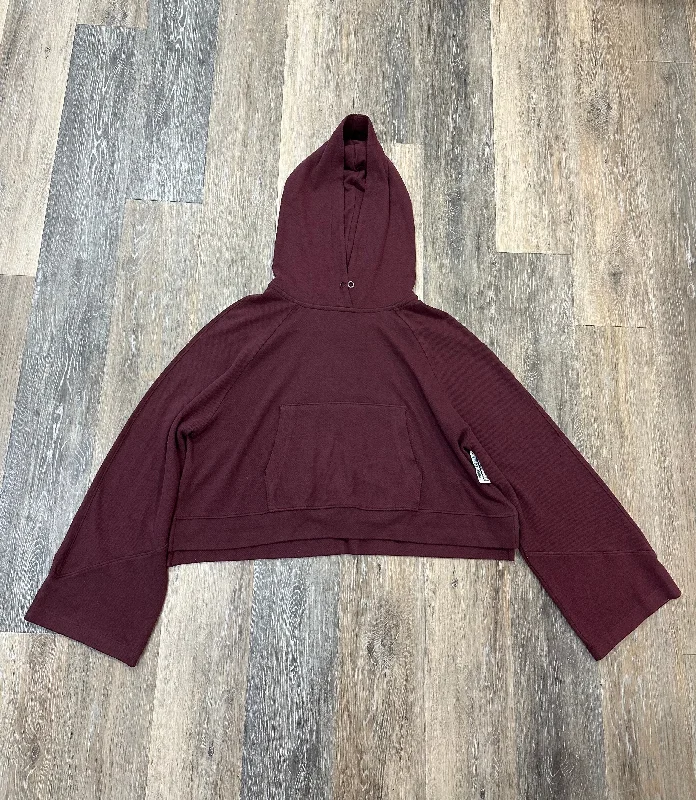 Men's Hoodies for SkiingSweatshirt Hoodie By 7 Diamonds In Maroon Size: XL