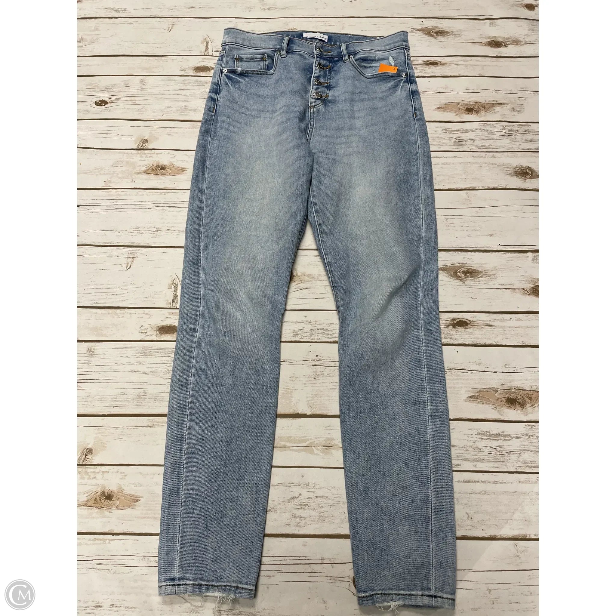 Mid-Waisted Men's JeansJeans Skinny By Loft In Blue Denim, Size: 6