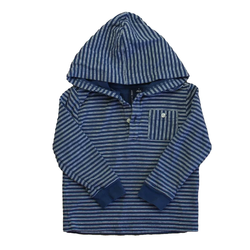 Lightweight Men's Poplin ShirtsJanie and Jack Boys Blue Stripe Long Sleeve Shirt