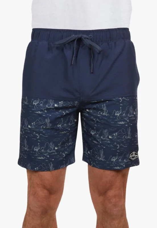 Men's Dressy Short-Inseam PantsPure Western Mens Drew Board Shorts