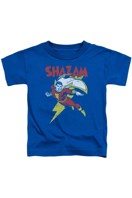 Striped Men's TopsDC Comics Lets Fly Short Sleeve Juvenile Tee / T-Shirt