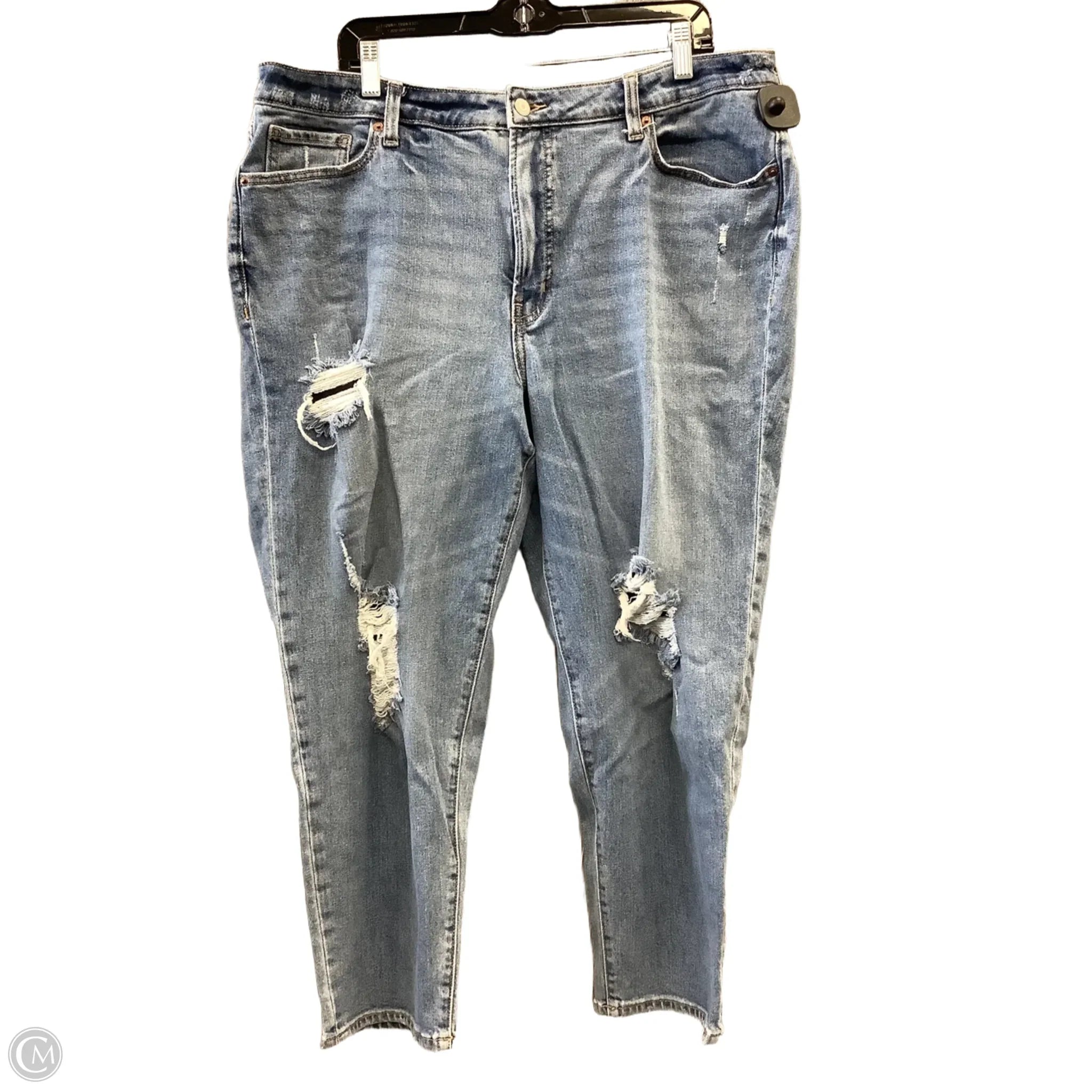 Rip and Tear Men's JeansJeans Straight By Old Navy In Blue Denim, Size: 18