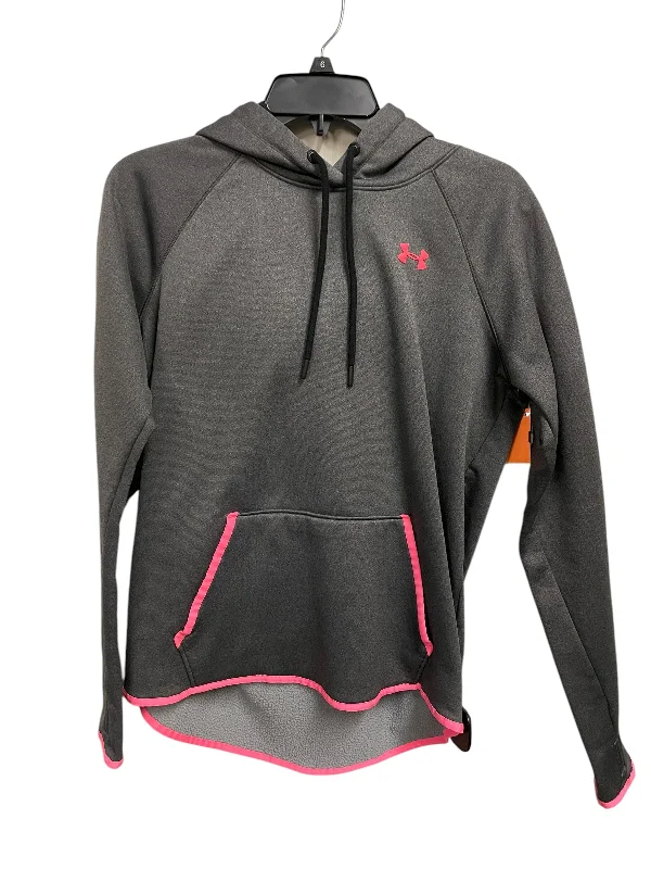 Men's Hoodies with Appliqué DetailsAthletic Sweatshirt Hoodie By Under Armour In Grey, Size: S Men's Hoodies with Appliqué DetailsAthletic Sweatshirt Hoodie By Under Armour In Grey, Size: S