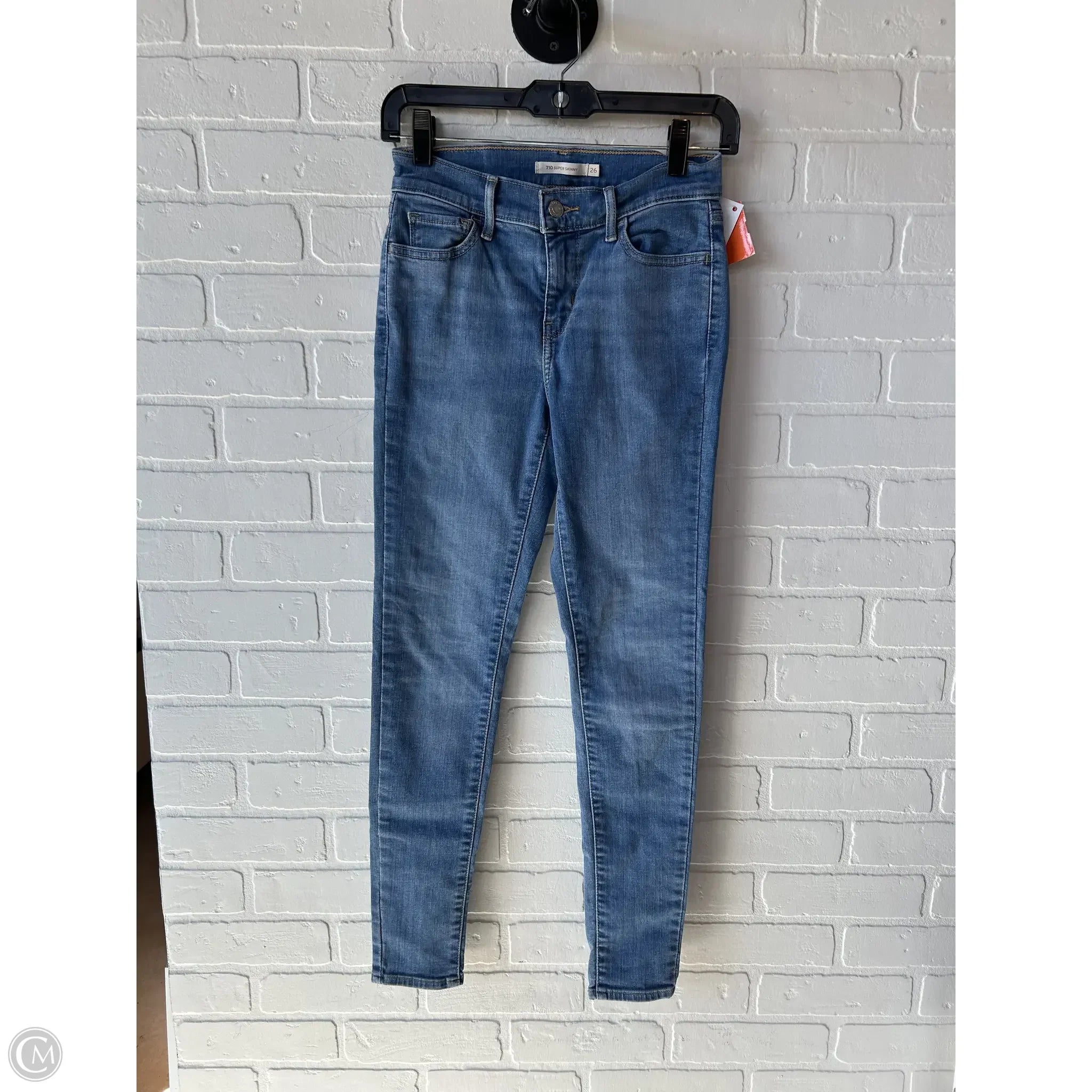 Men's Jeans Made from Recycled MaterialsJeans Skinny By Levis In Blue Denim, Size: 2 Men's Jeans Made from Recycled MaterialsJeans Skinny By Levis In Blue Denim, Size: 2