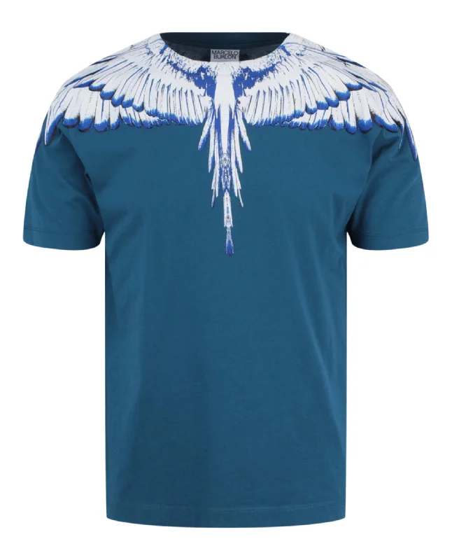 Men's Shirts with Velcro ClosuresIcon Wings Graphic T-Shirt