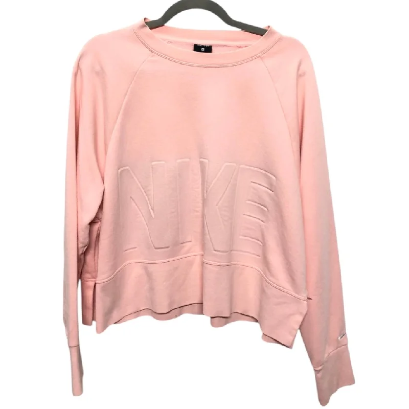 Men's Hoodies with Reinforced CuffsSweatshirt Crewneck By Nike Apparel In Pink, Size:L Men's Hoodies with Reinforced CuffsSweatshirt Crewneck By Nike Apparel In Pink, Size:L