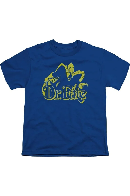 Men's Shirts with Pleated HemlinesDC Comics One Color Fate Short Sleeve Youth Tee / T-Shirt Men's Shirts with Pleated HemlinesDC Comics One Color Fate Short Sleeve Youth Tee / T-Shirt
