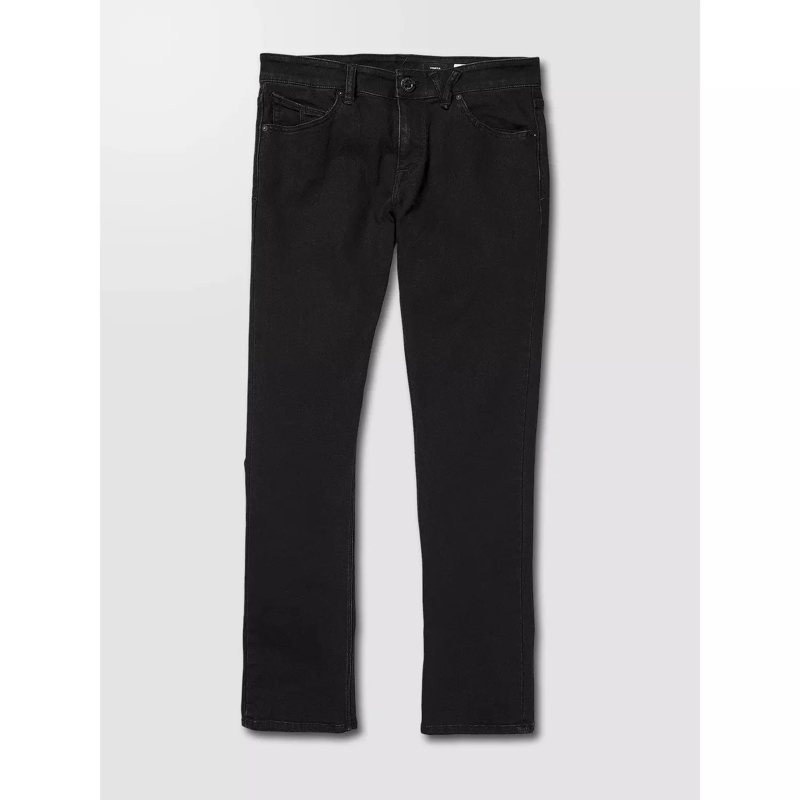 Leather Patch Embellished Men's JeansVolcom Vorta Denim