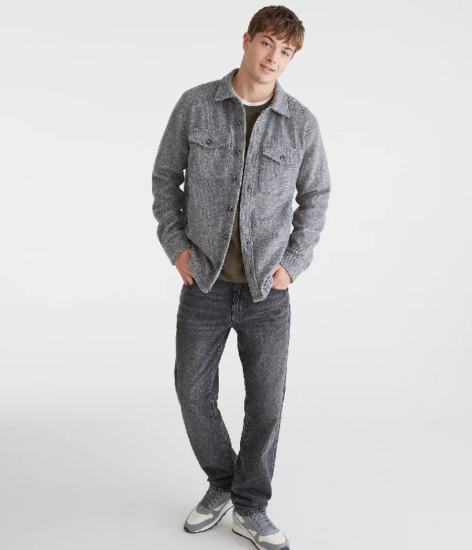 Men's Color-Blocking Shirts for a Statement LookAeropostale Unlined Flannel Shacket