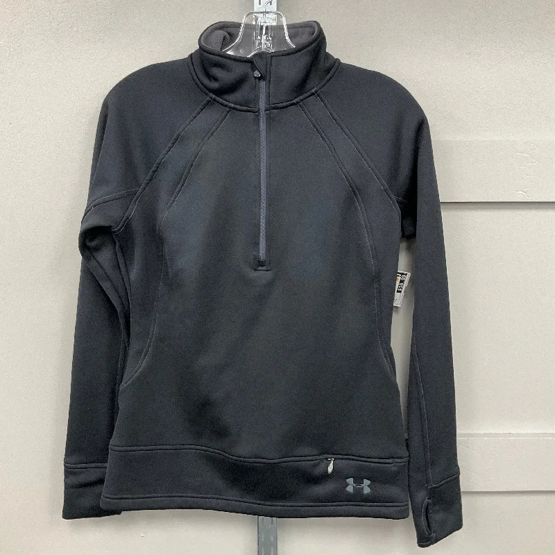 Men's Hoodies for Short MenAthletic Sweatshirt Collar By Under Armour In Black, Size: S Men's Hoodies for Short MenAthletic Sweatshirt Collar By Under Armour In Black, Size: S